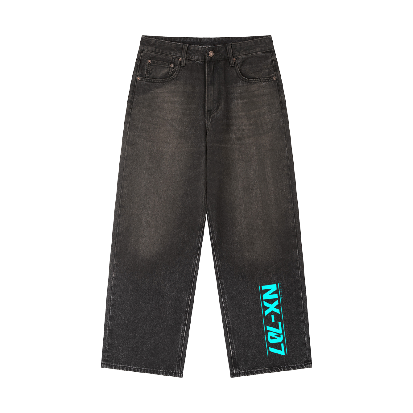 Vintage Wash Heavyweight Denim Jeans