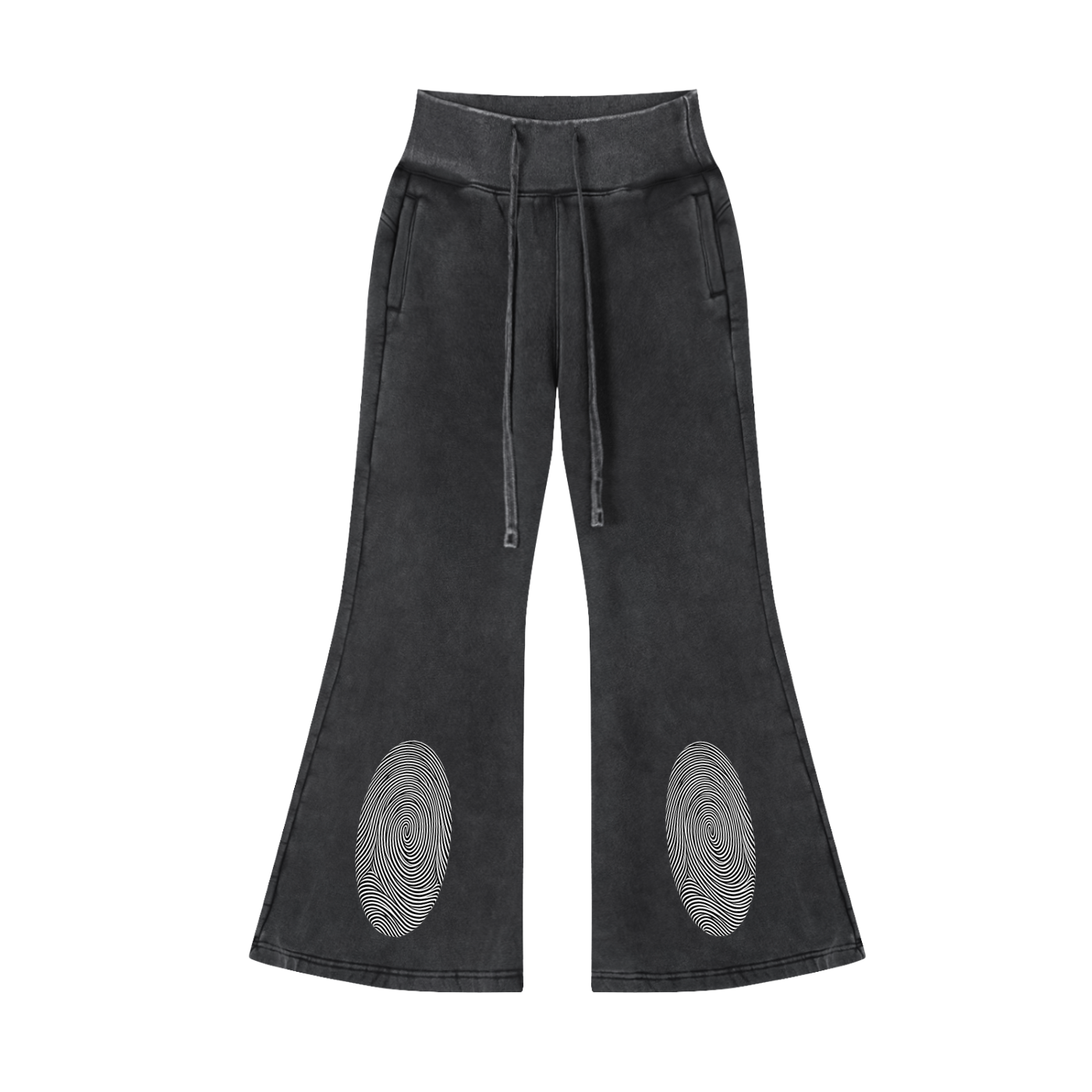 Vintage Washed Flared Fleece Pants