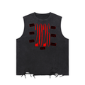 Snow Washed Raw-Hem Tank Top